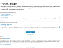 Tablet Screenshot of mlmsoftwareinsider.blogspot.com