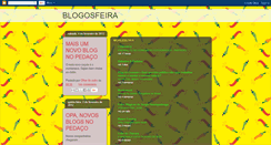 Desktop Screenshot of blogosfeira.blogspot.com