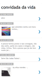 Mobile Screenshot of convidadadavida.blogspot.com