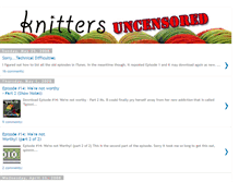 Tablet Screenshot of knittersuncensored.blogspot.com