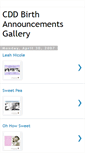 Mobile Screenshot of camilledeanndesignsbirthannouncements.blogspot.com