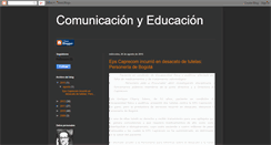 Desktop Screenshot of comunicacion-in-formacion.blogspot.com