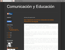 Tablet Screenshot of comunicacion-in-formacion.blogspot.com