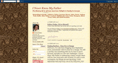 Desktop Screenshot of ineverknewmyfather.blogspot.com