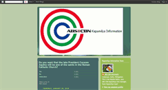 Desktop Screenshot of abs-cbnkapamilyainformation.blogspot.com