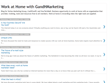 Tablet Screenshot of gandhmarketing.blogspot.com