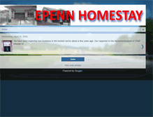 Tablet Screenshot of epennhomestay.blogspot.com