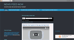 Desktop Screenshot of newsfeednow.blogspot.com