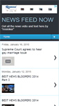 Mobile Screenshot of newsfeednow.blogspot.com