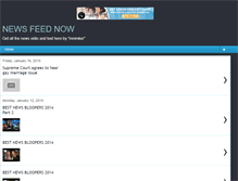 Tablet Screenshot of newsfeednow.blogspot.com