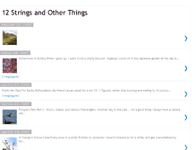 Tablet Screenshot of 12stringsandotherthings.blogspot.com