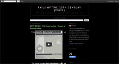 Desktop Screenshot of failsofthe20thcentury.blogspot.com