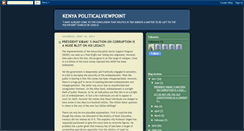 Desktop Screenshot of kenyapoliticalviewpoint.blogspot.com