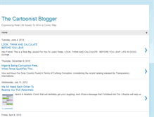 Tablet Screenshot of cartoonist-blogger.blogspot.com