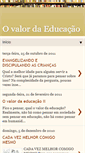 Mobile Screenshot of ovalordaeducacao.blogspot.com