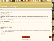 Tablet Screenshot of ovalordaeducacao.blogspot.com