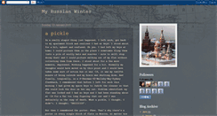 Desktop Screenshot of myrussianwinter.blogspot.com