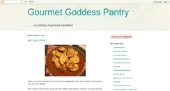 Desktop Screenshot of gourmetgoddesspantry.blogspot.com