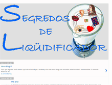 Tablet Screenshot of blogsegredosdeliquidificador.blogspot.com