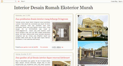 Desktop Screenshot of interior-rumah-eksterior.blogspot.com