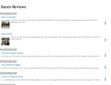 Tablet Screenshot of karenreviews.blogspot.com