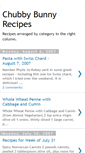 Mobile Screenshot of chubbybunnyrecipes.blogspot.com