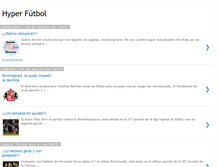 Tablet Screenshot of hyperfutbol.blogspot.com