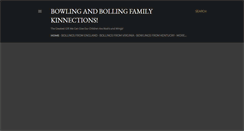 Desktop Screenshot of bowlingbollingkinnections.blogspot.com