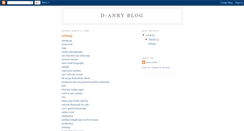 Desktop Screenshot of d-anry.blogspot.com