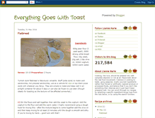 Tablet Screenshot of everythinggoeswithtoast.blogspot.com