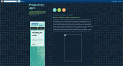 Desktop Screenshot of productivityapps.blogspot.com