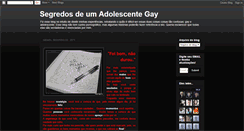 Desktop Screenshot of adolescentegay.blogspot.com