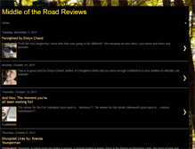 Tablet Screenshot of middleoftheroadreviews.blogspot.com