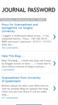 Mobile Screenshot of journal-password.blogspot.com