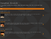 Tablet Screenshot of canadianscratch.blogspot.com