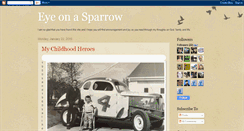 Desktop Screenshot of eyeonasparrow.blogspot.com