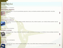 Tablet Screenshot of margi-dalykai.blogspot.com