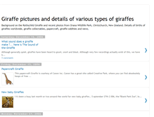 Tablet Screenshot of giraffe-pics.blogspot.com