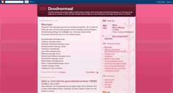 Desktop Screenshot of doodnormaal.blogspot.com