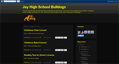 Desktop Screenshot of jayhighschoolbulldogs.blogspot.com