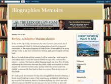 Tablet Screenshot of biographies-memoirs.blogspot.com