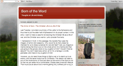 Desktop Screenshot of bornoftheword.blogspot.com