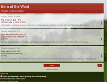 Tablet Screenshot of bornoftheword.blogspot.com