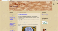 Desktop Screenshot of kreativsagom.blogspot.com