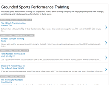 Tablet Screenshot of groundedpersonaltraining.blogspot.com