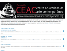 Tablet Screenshot of fundacionceac.blogspot.com