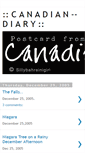 Mobile Screenshot of canadiandiary.blogspot.com