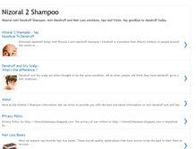 Tablet Screenshot of nizoral2shampoo.blogspot.com