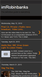 Mobile Screenshot of imrobinbanks.blogspot.com