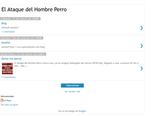 Tablet Screenshot of hombre-perro.blogspot.com